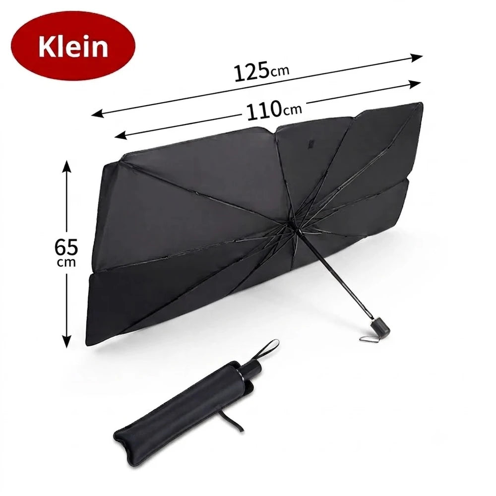 Faltbarer Sonnenschutz für ihrAuto.