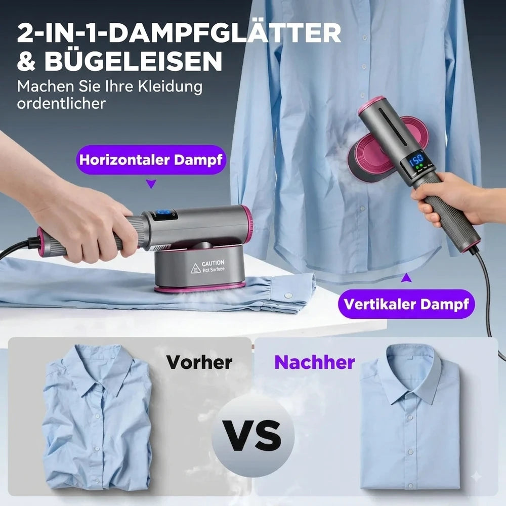 Tragbarer Hand-Dampfbügeleisen