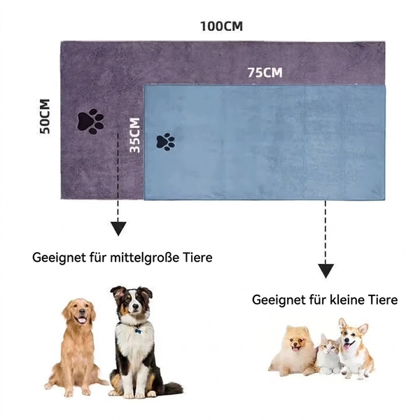 Kuschelweiches Hundehandtuch